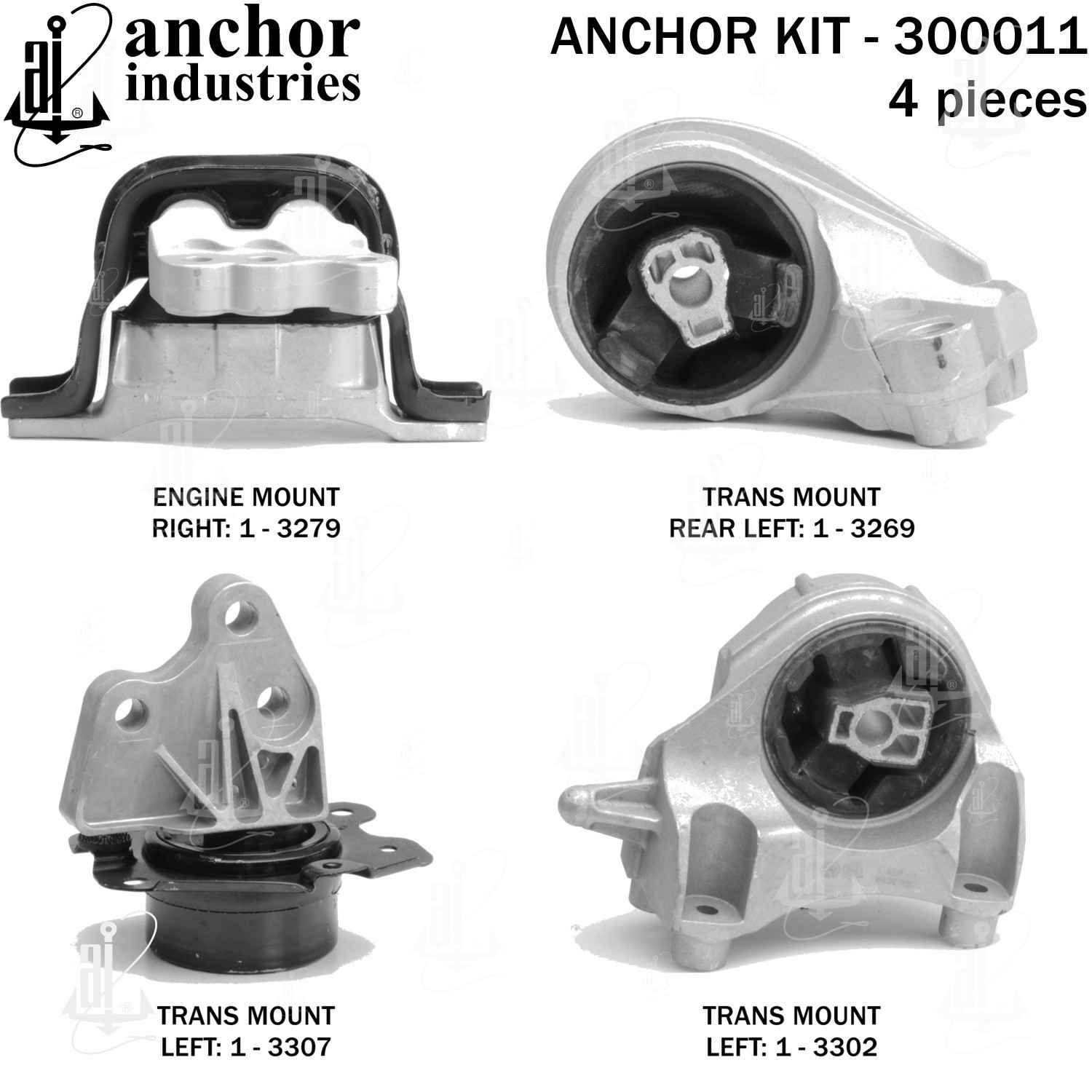 Anchor Engine Mount Kit 300011