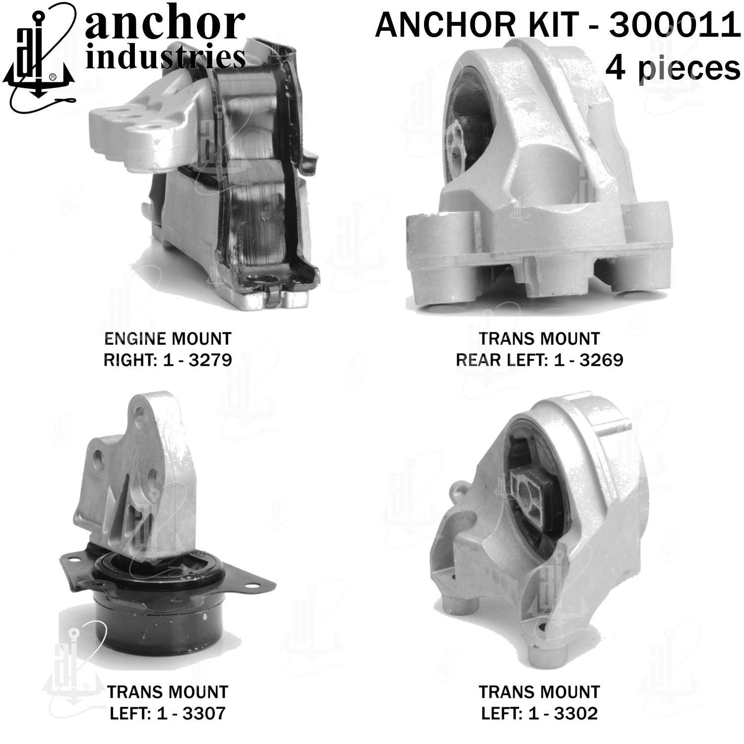 Anchor Engine Mount Kit 300011