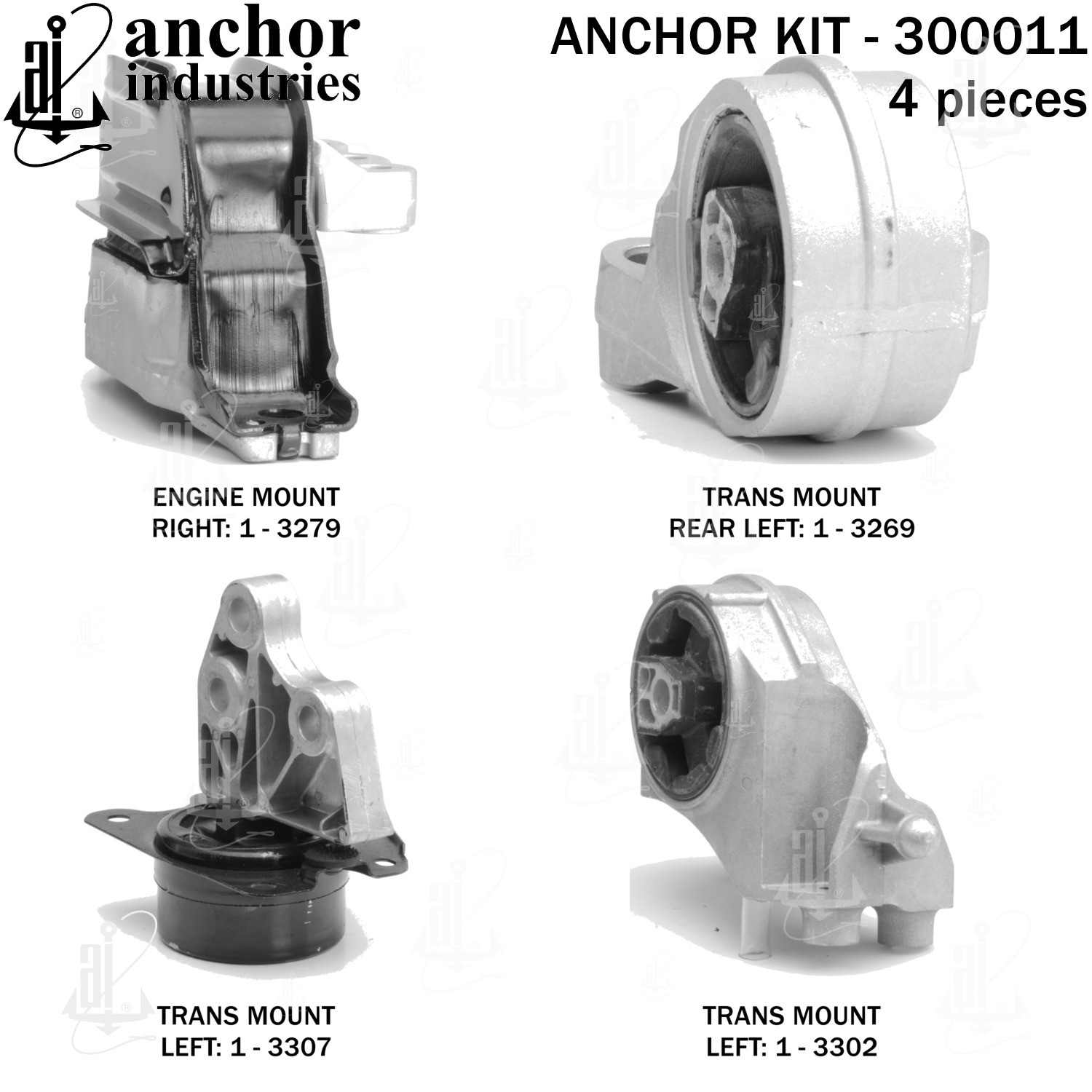 Anchor Engine Mount Kit 300011