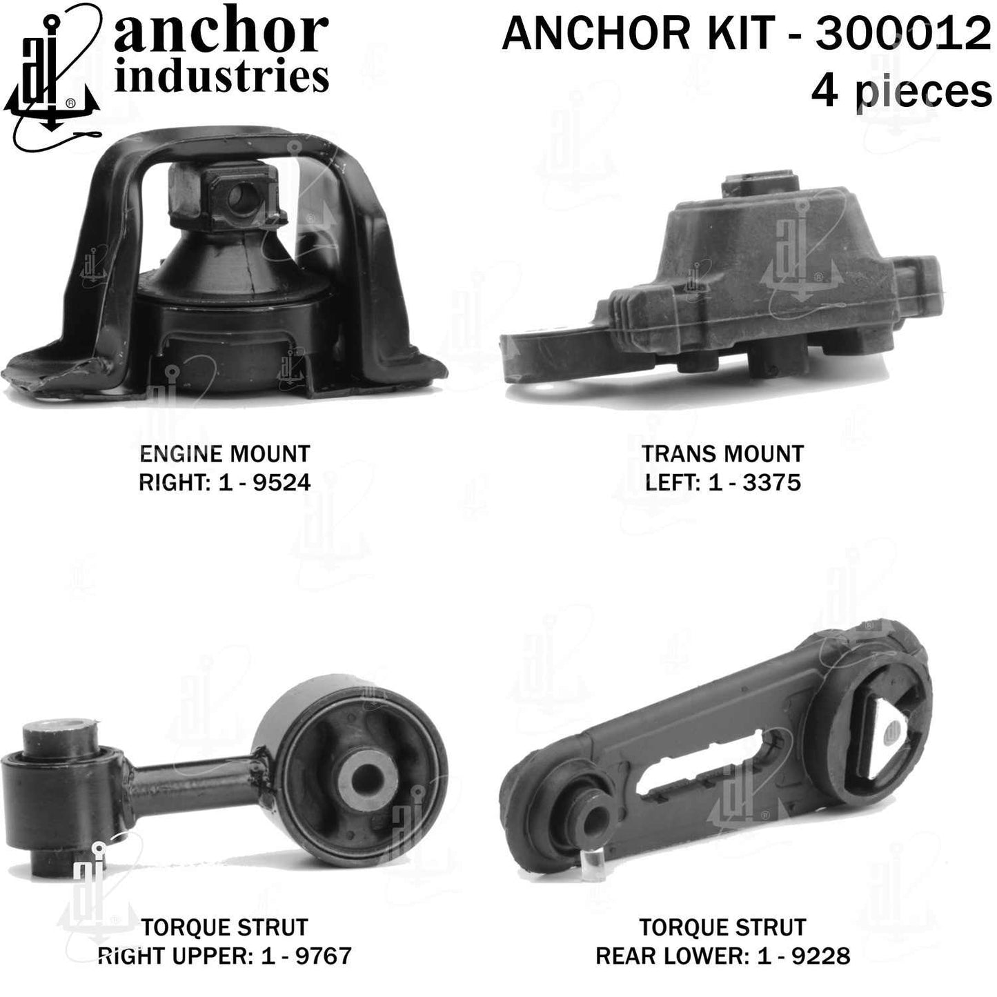 Anchor Engine Mount Kit 300012