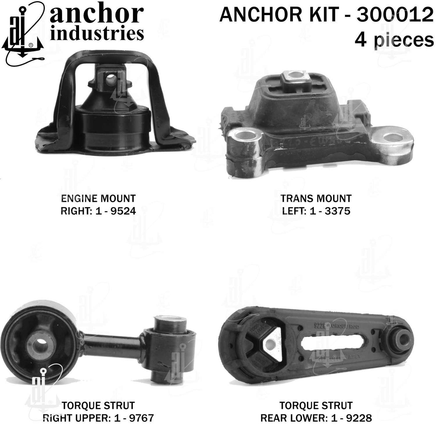 Anchor Engine Mount Kit 300012