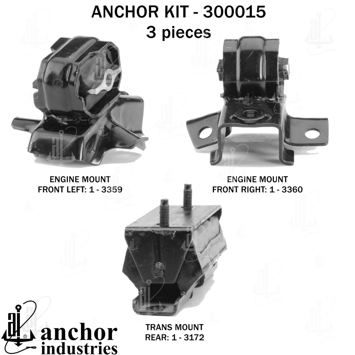 Anchor Engine Mount Kit 300015