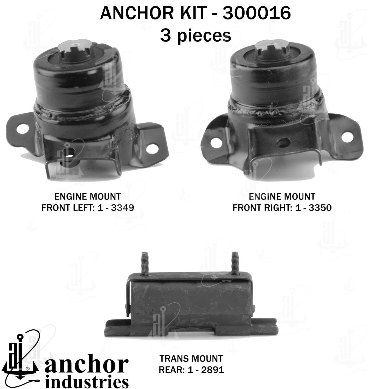 Anchor Engine Mount Kit 300016