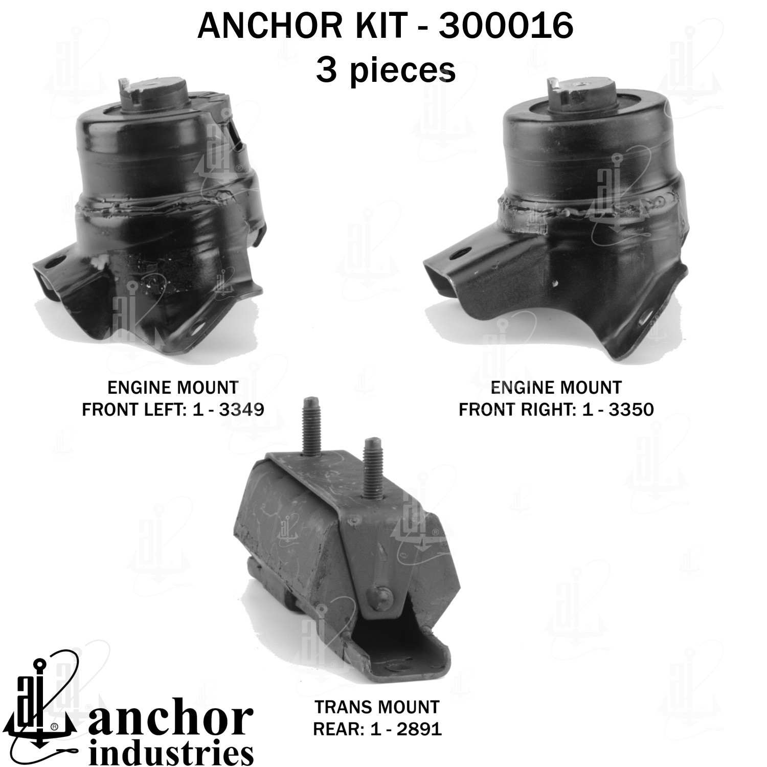 Anchor Engine Mount Kit 300016