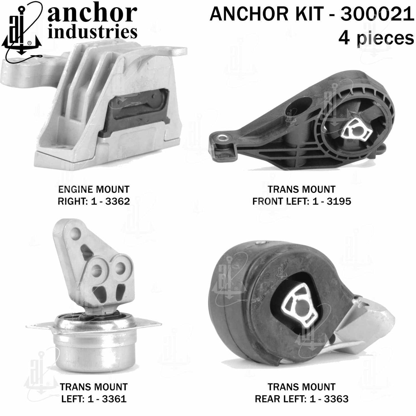Anchor Engine Mount Kit 300021