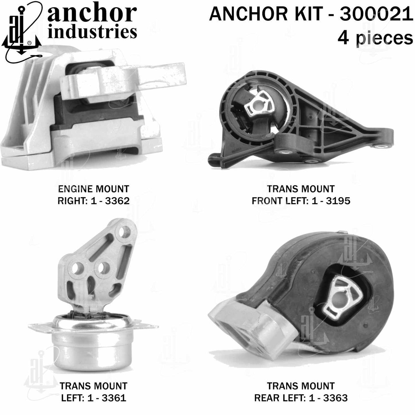 Anchor Engine Mount Kit 300021