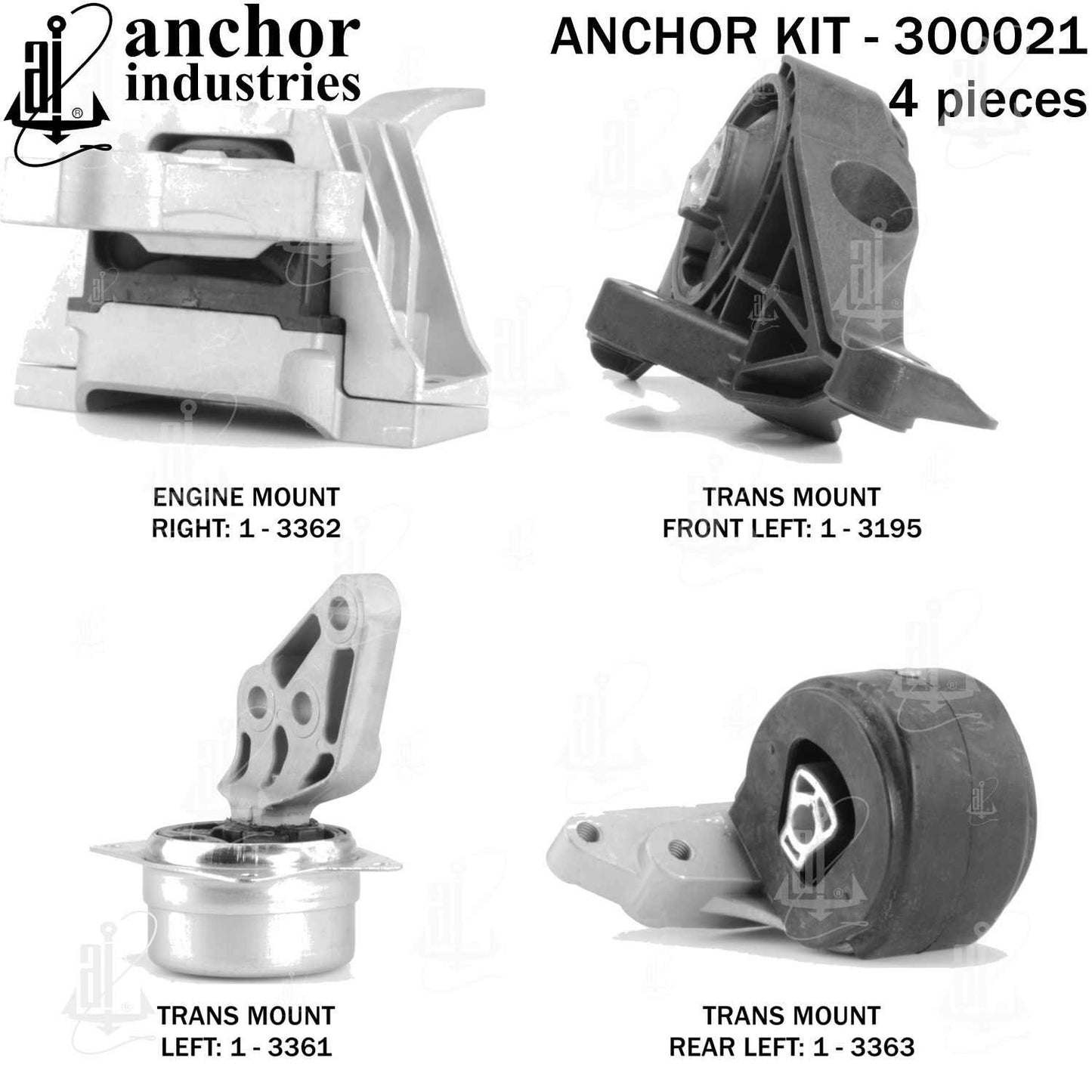 Anchor Engine Mount Kit 300021