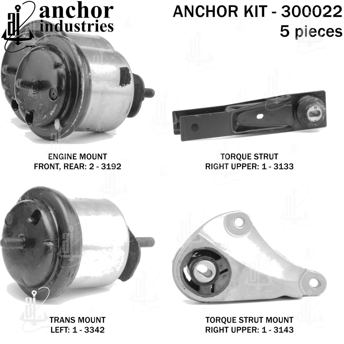 Anchor Engine Mount Kit 300022