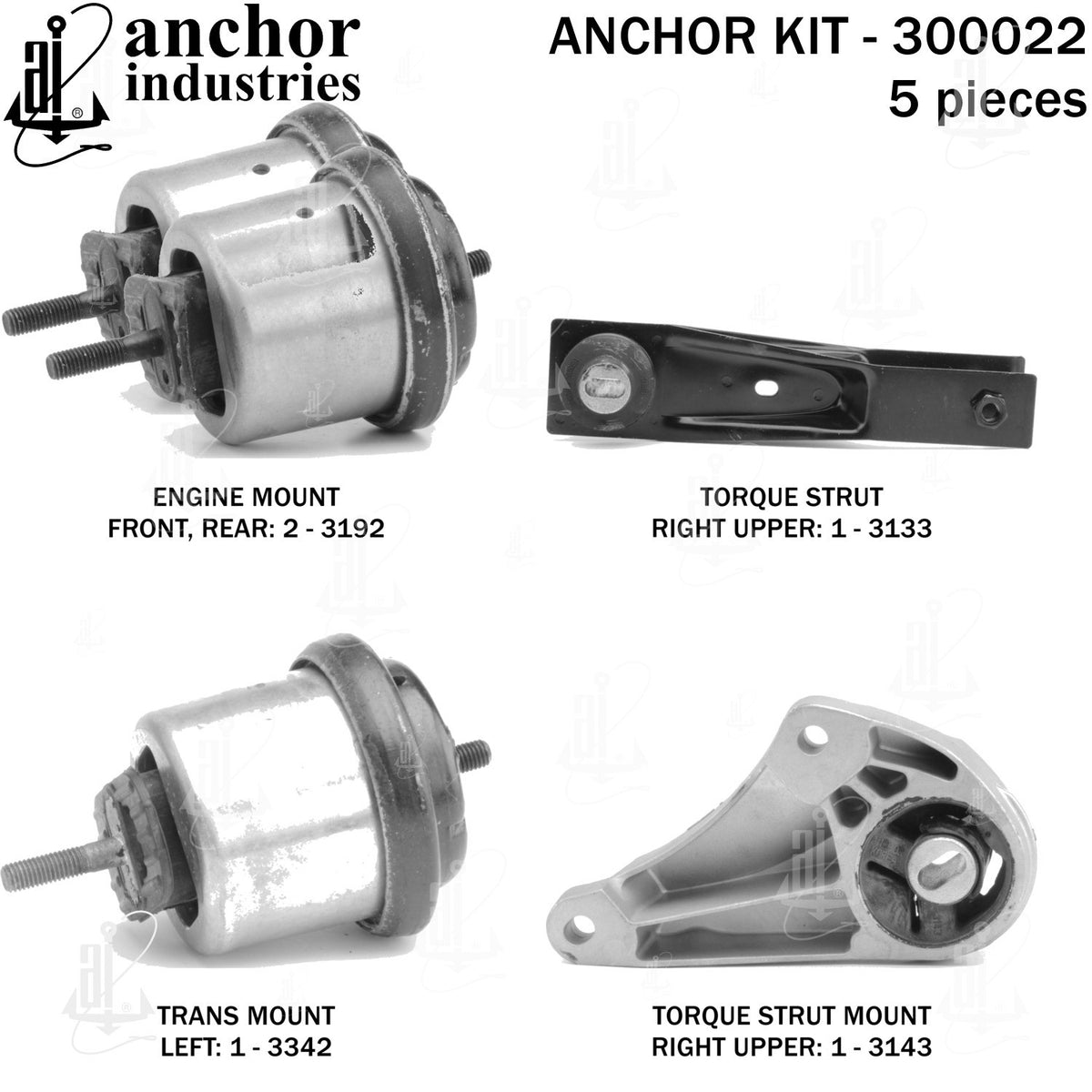 Anchor Engine Mount Kit 300022