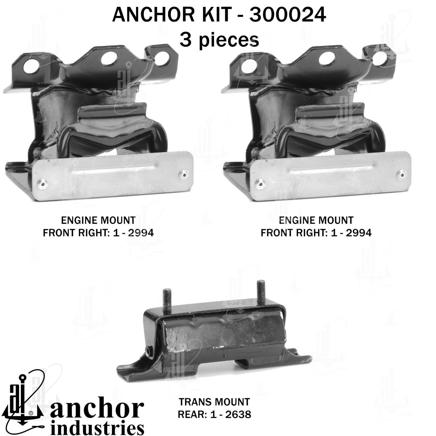 Anchor Engine Mount Kit 300024