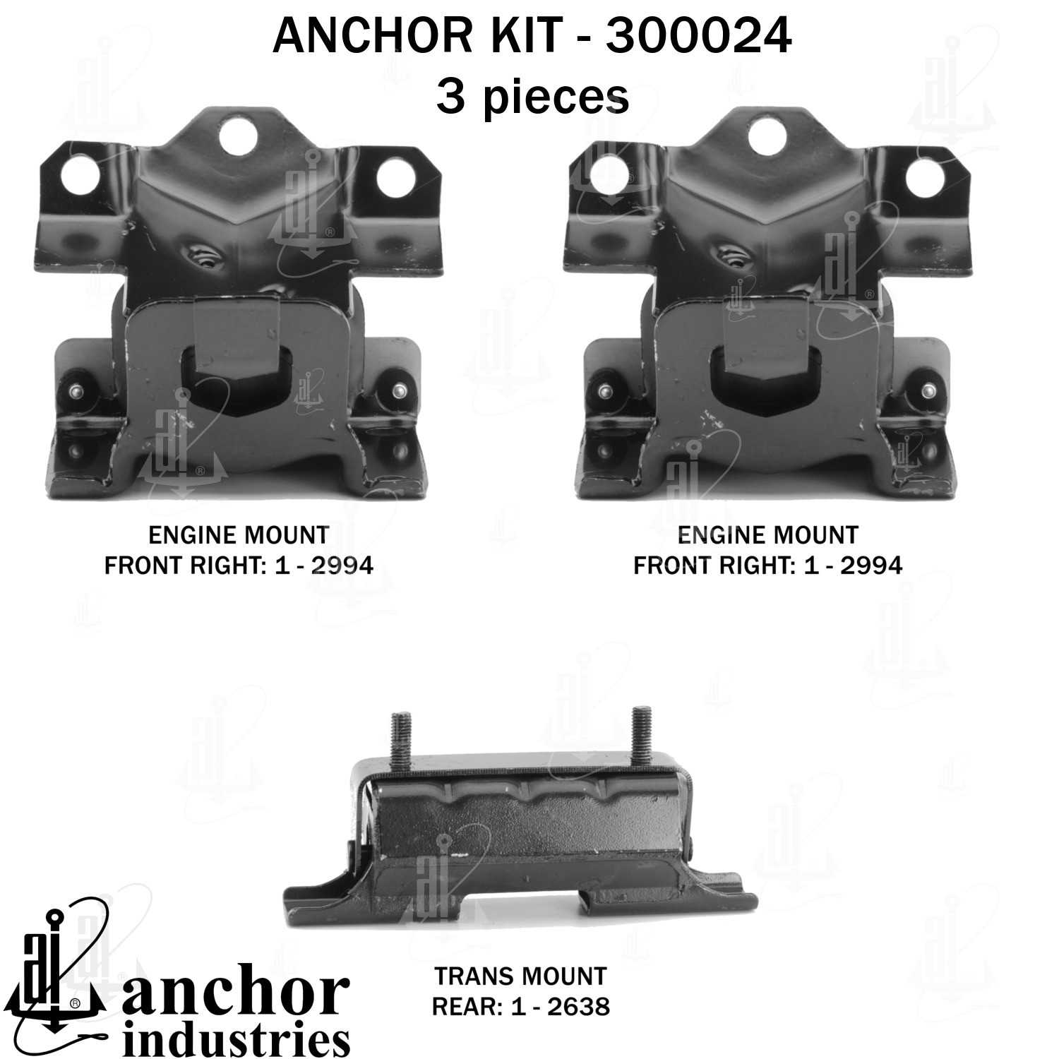 Anchor Engine Mount Kit 300024