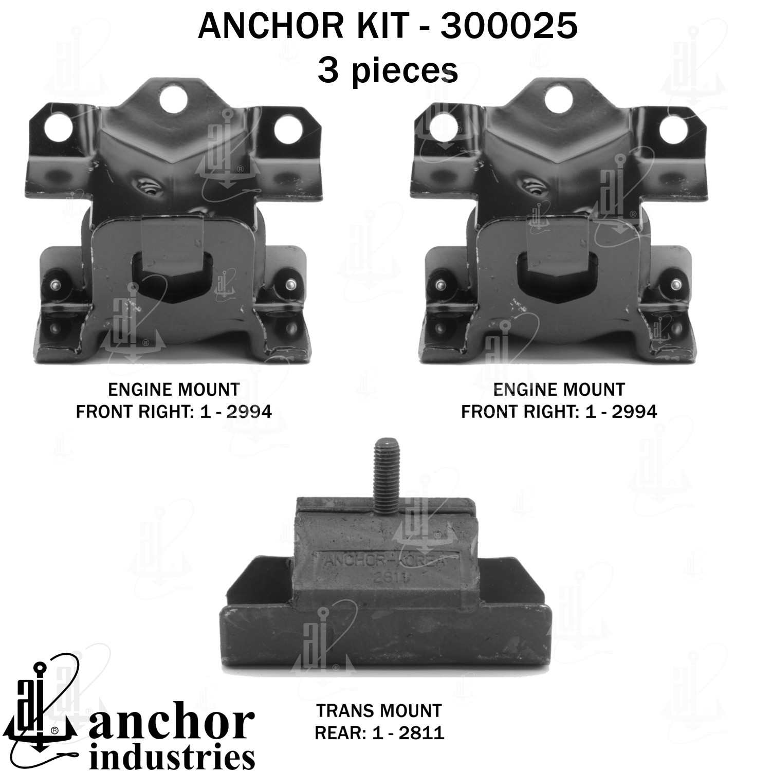 Anchor Engine Mount Kit 300025