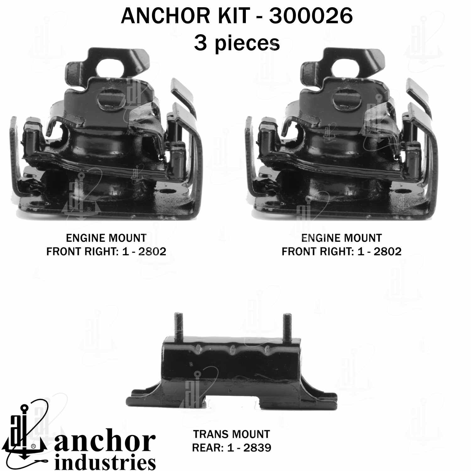 Anchor Engine Mount Kit 300026