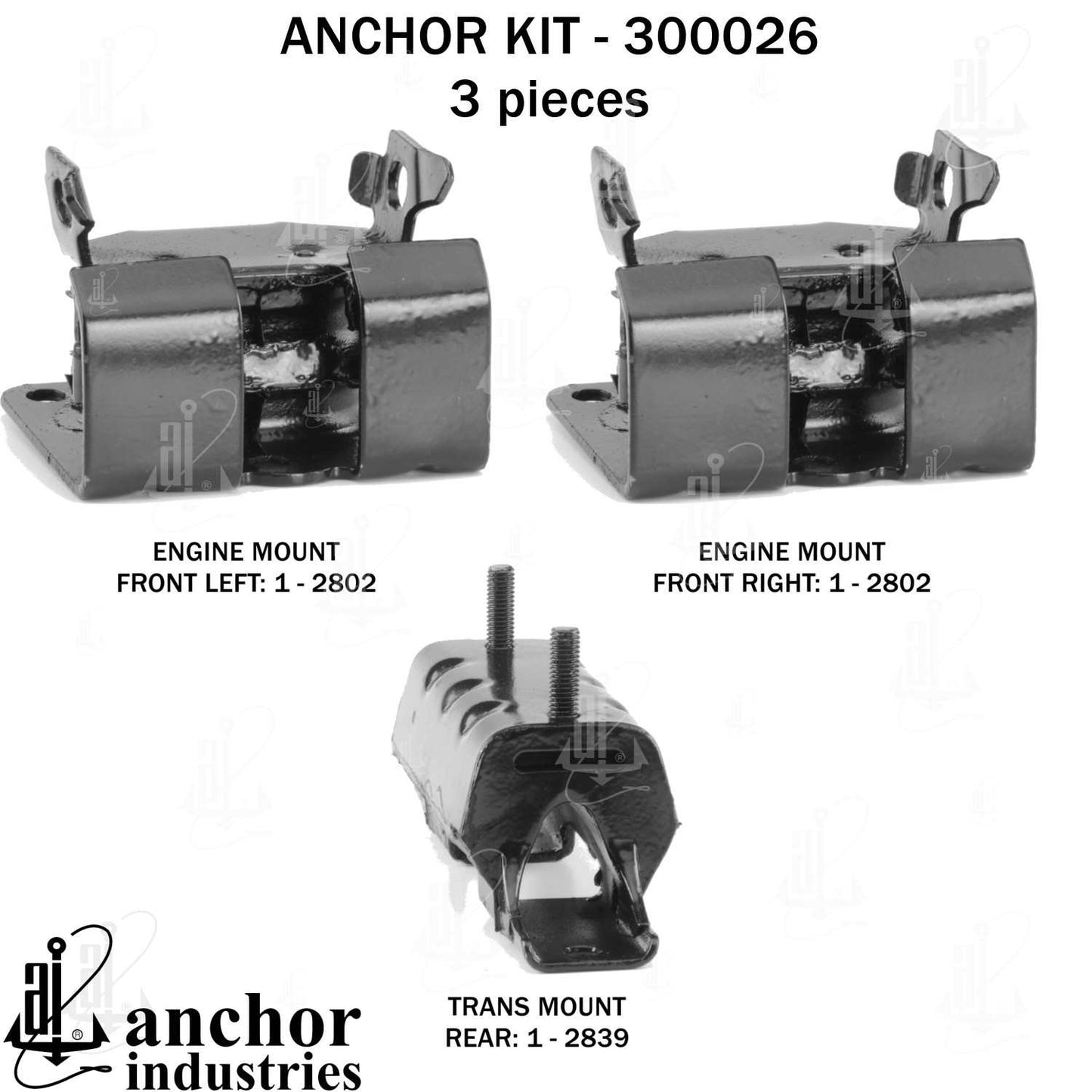 Anchor Engine Mount Kit 300026