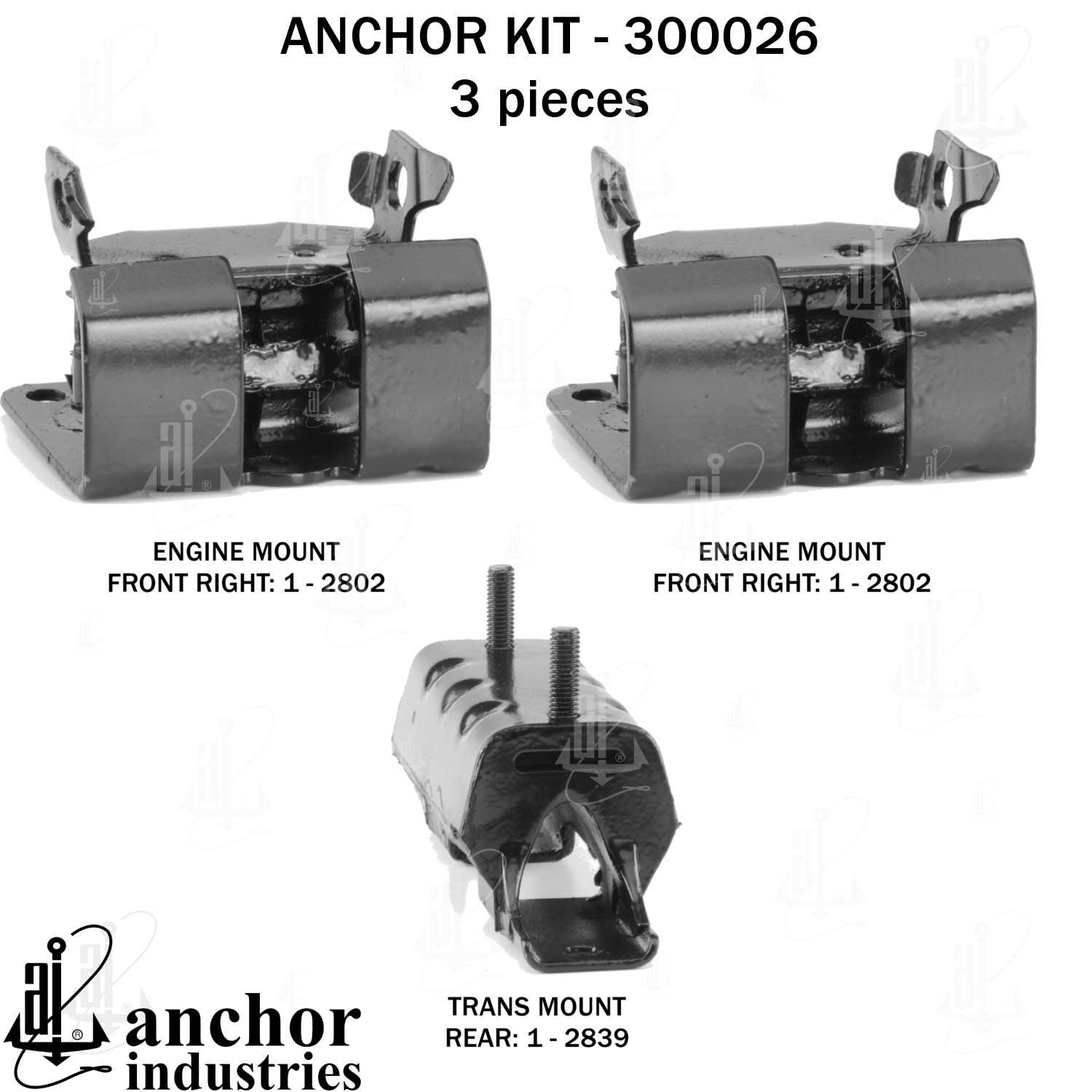 Anchor Engine Mount Kit 300026