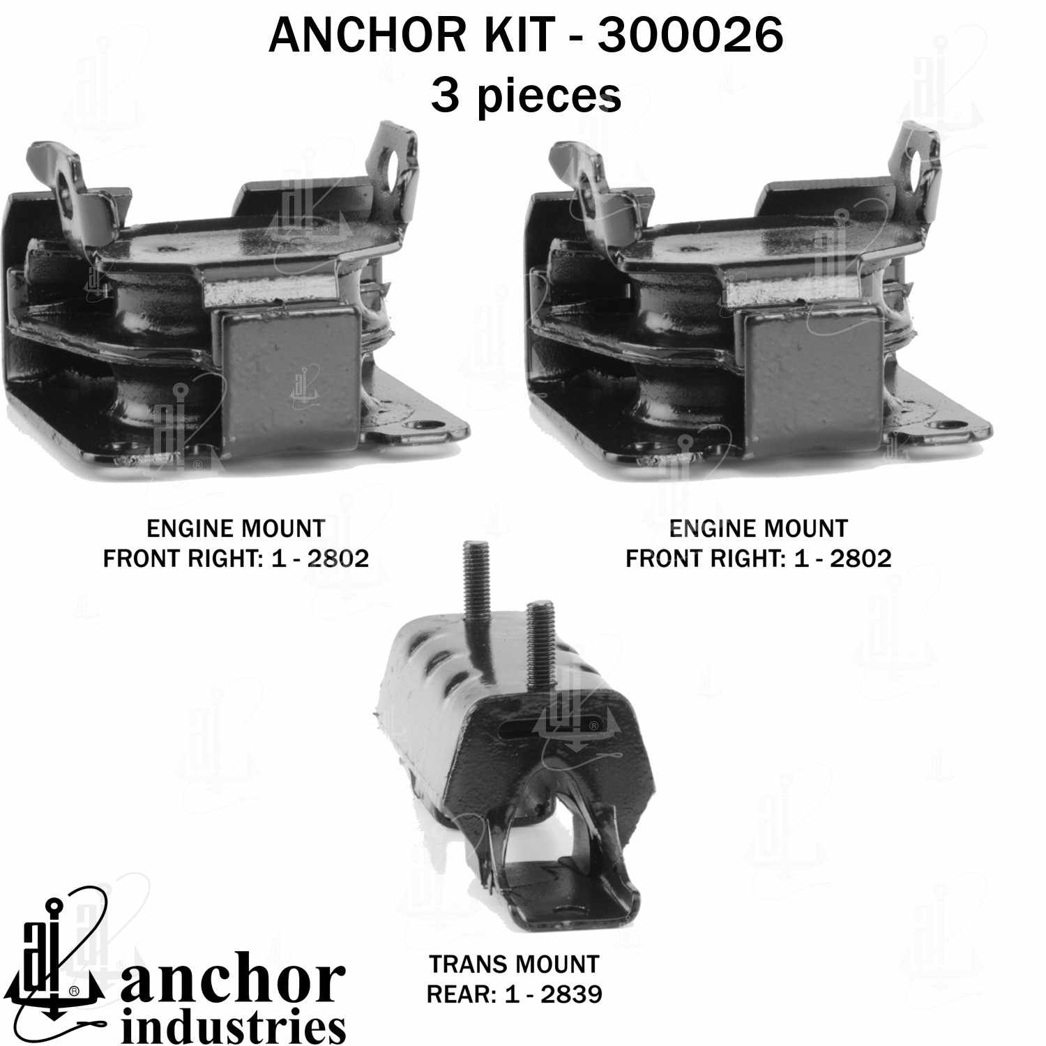 Anchor Engine Mount Kit 300026