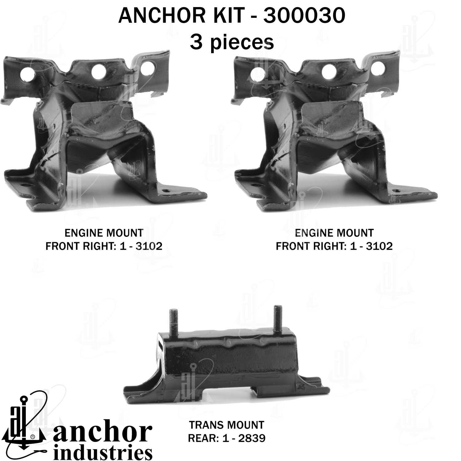 Anchor Engine Mount Kit 300030