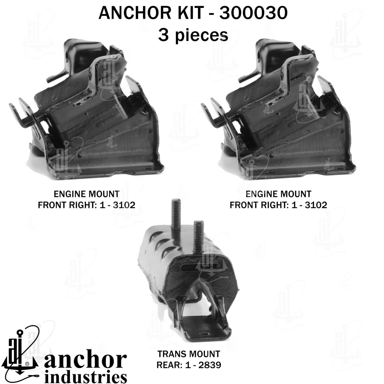 Anchor Engine Mount Kit 300030