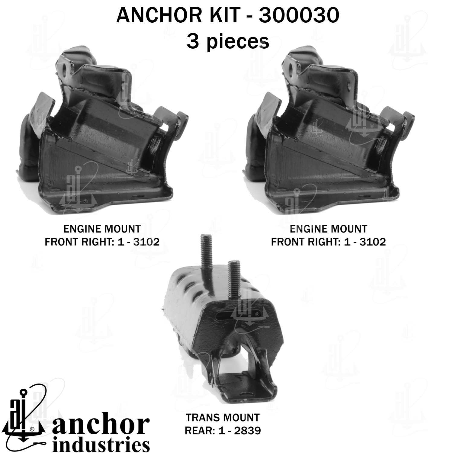 Anchor Engine Mount Kit 300030