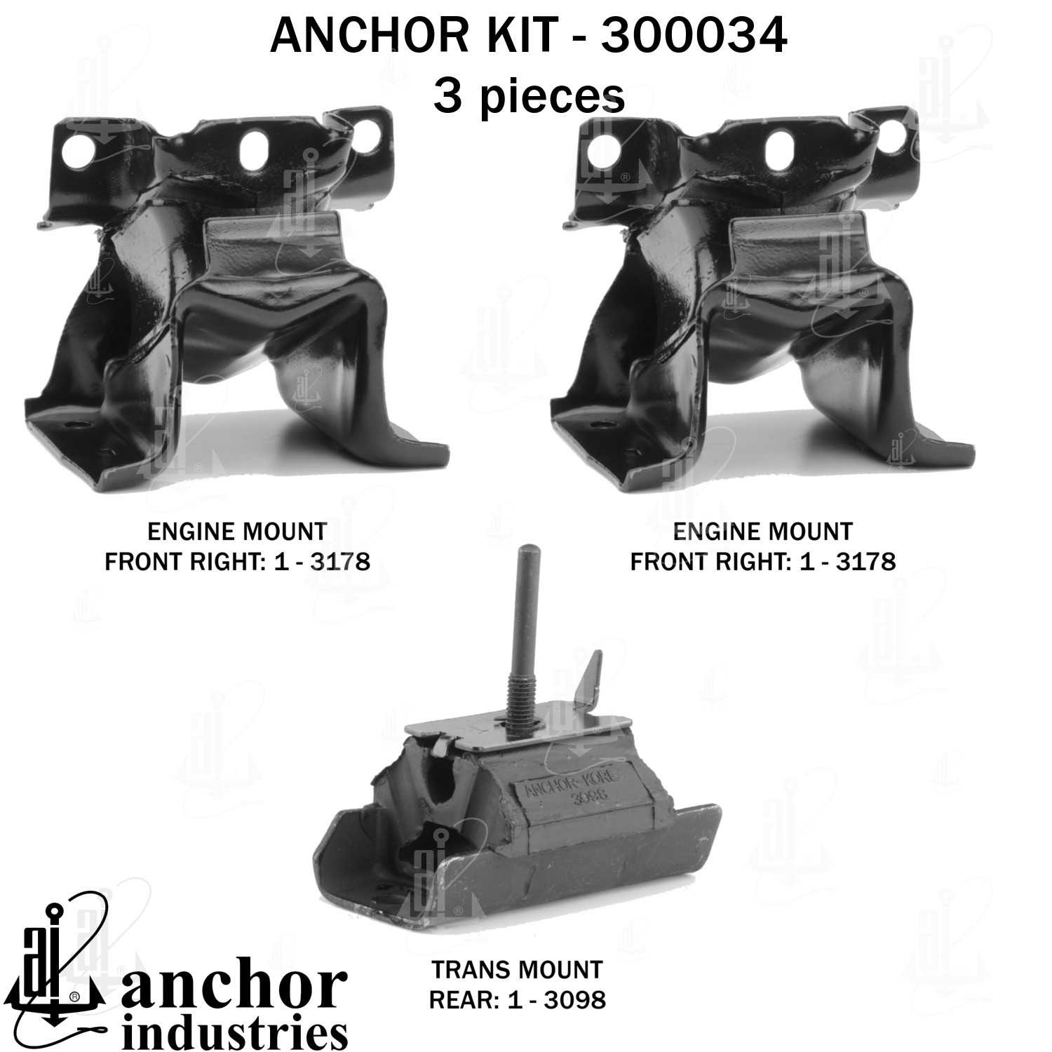 Anchor Engine Mount Kit 300034