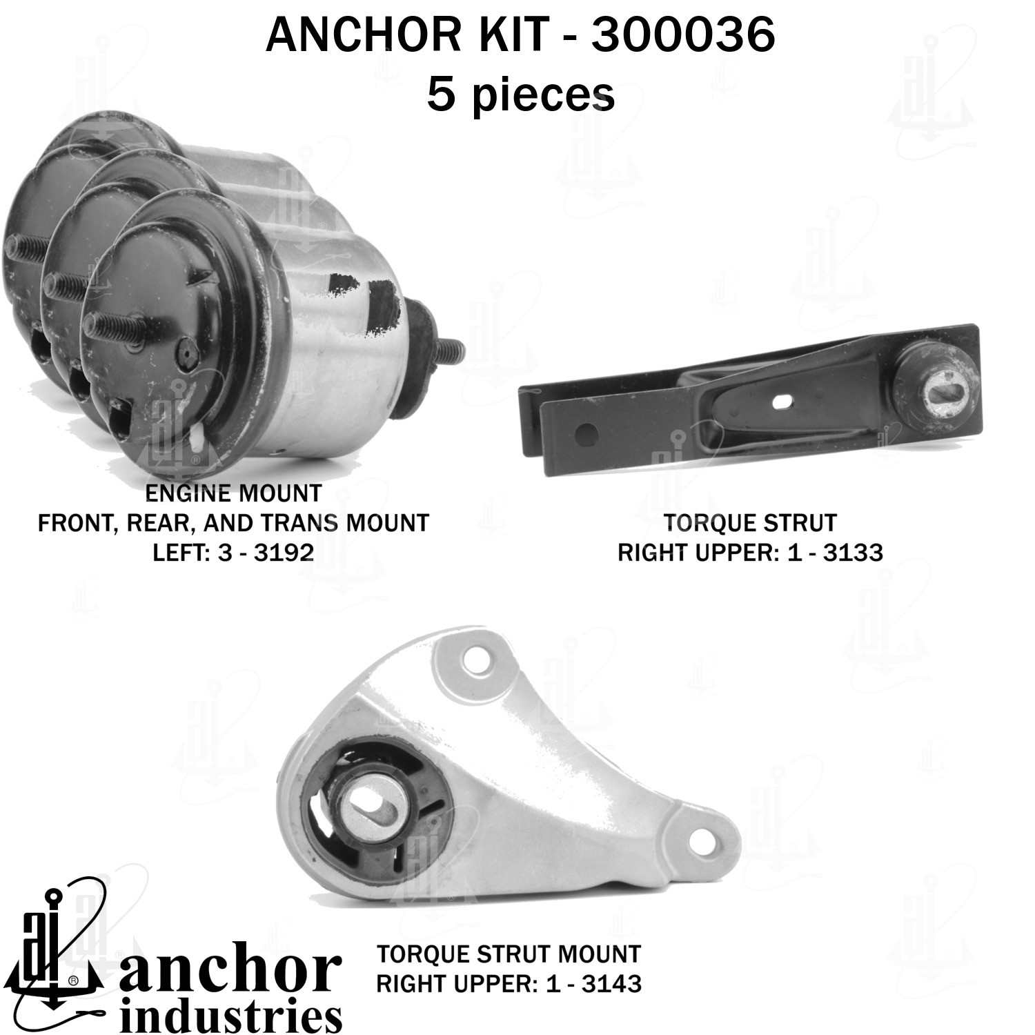 Anchor Engine Mount Kit 300036