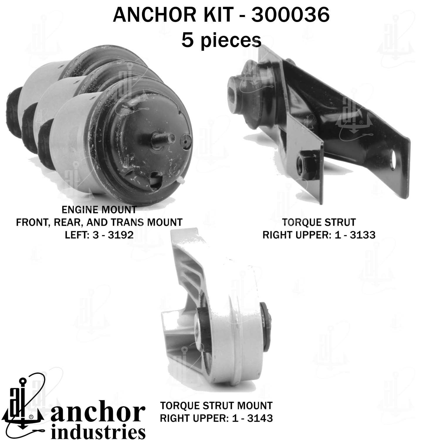 Anchor Engine Mount Kit 300036