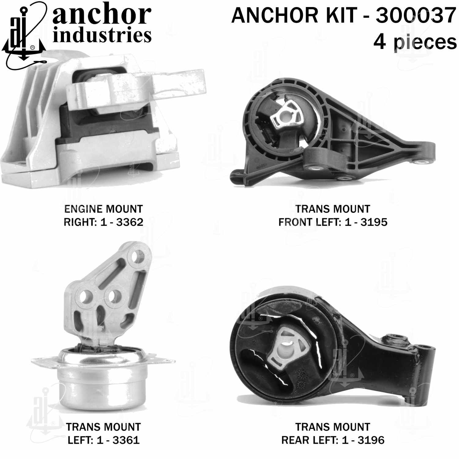 Anchor Engine Mount Kit 300037