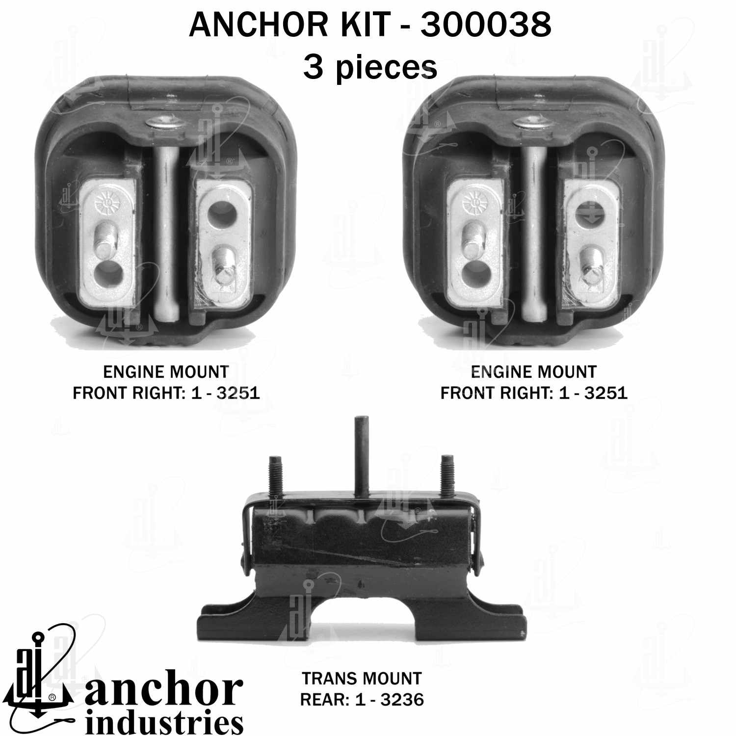 Anchor Engine Mount Kit 300038