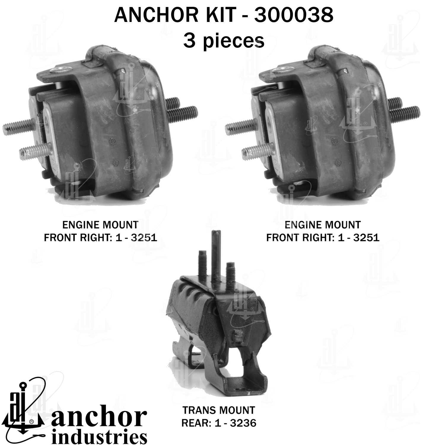 Anchor Engine Mount Kit 300038