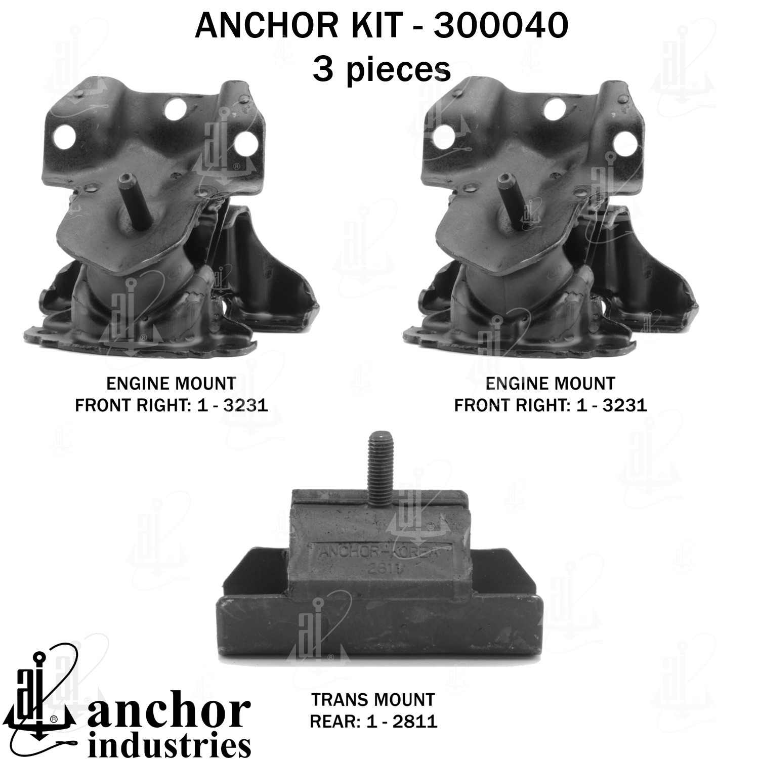 Anchor Engine Mount Kit 300040