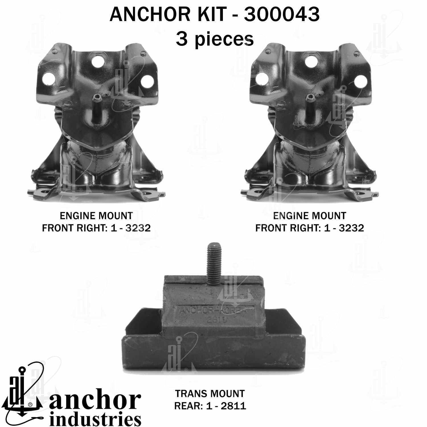 Anchor Engine Mount Kit 300043