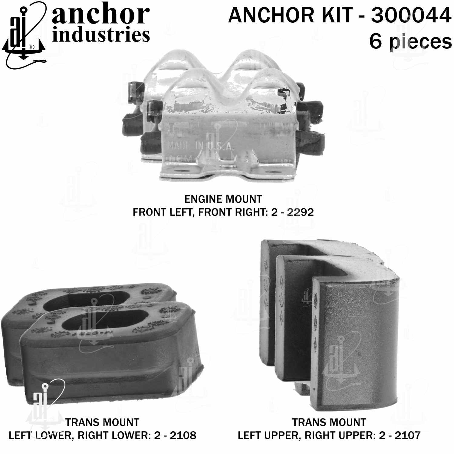 Anchor Engine Mount Kit 300044