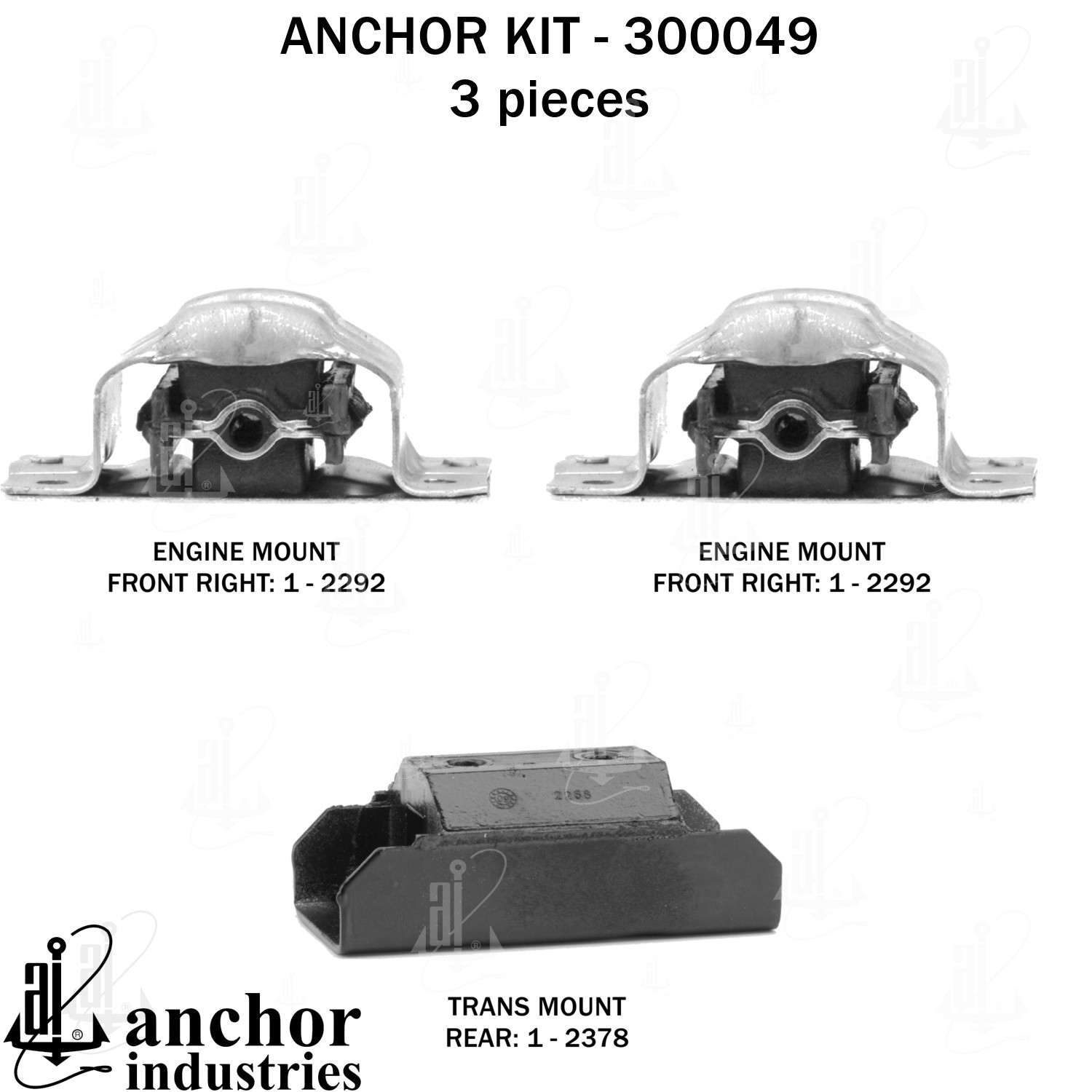 Anchor Engine Mount Kit 300049