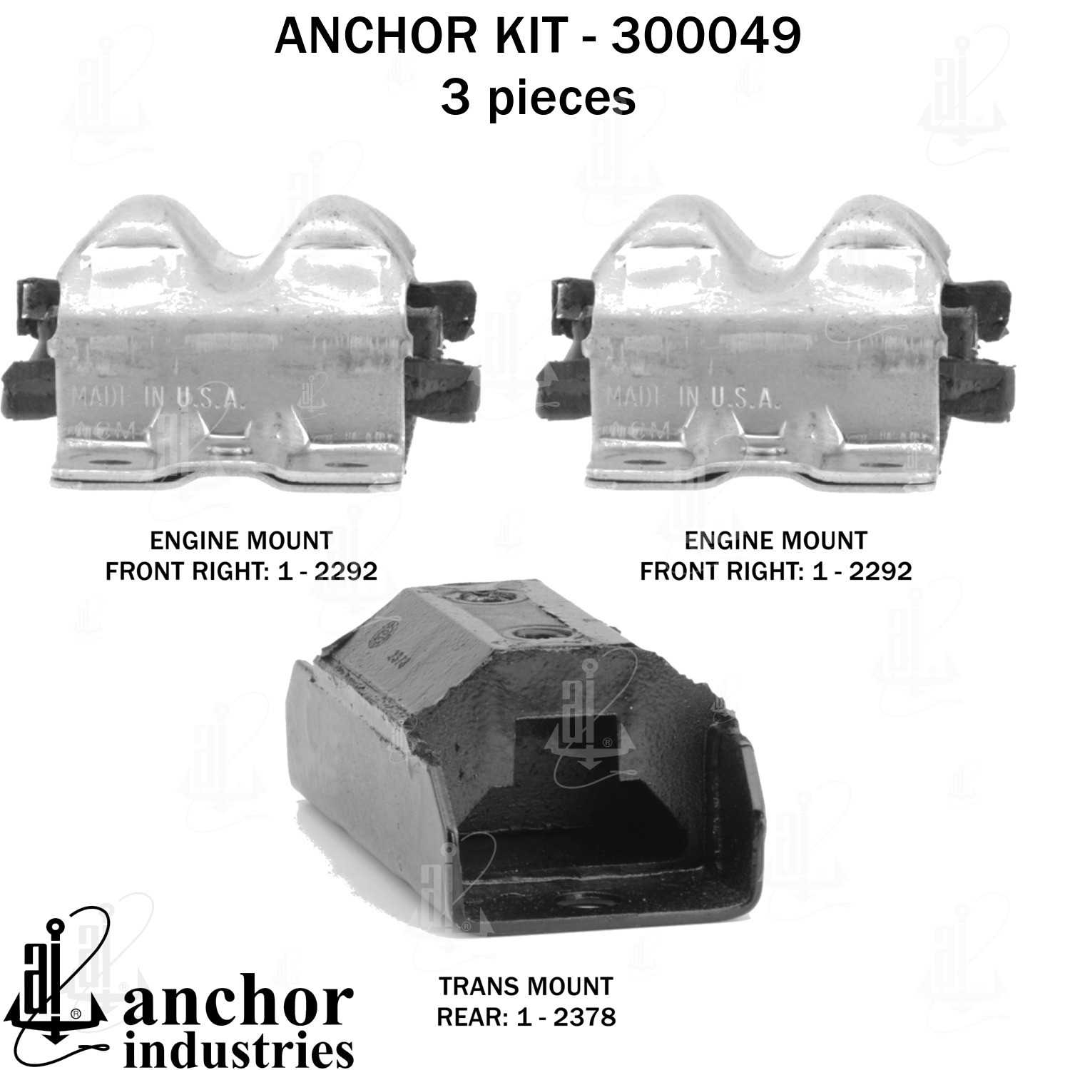 Anchor Engine Mount Kit 300049