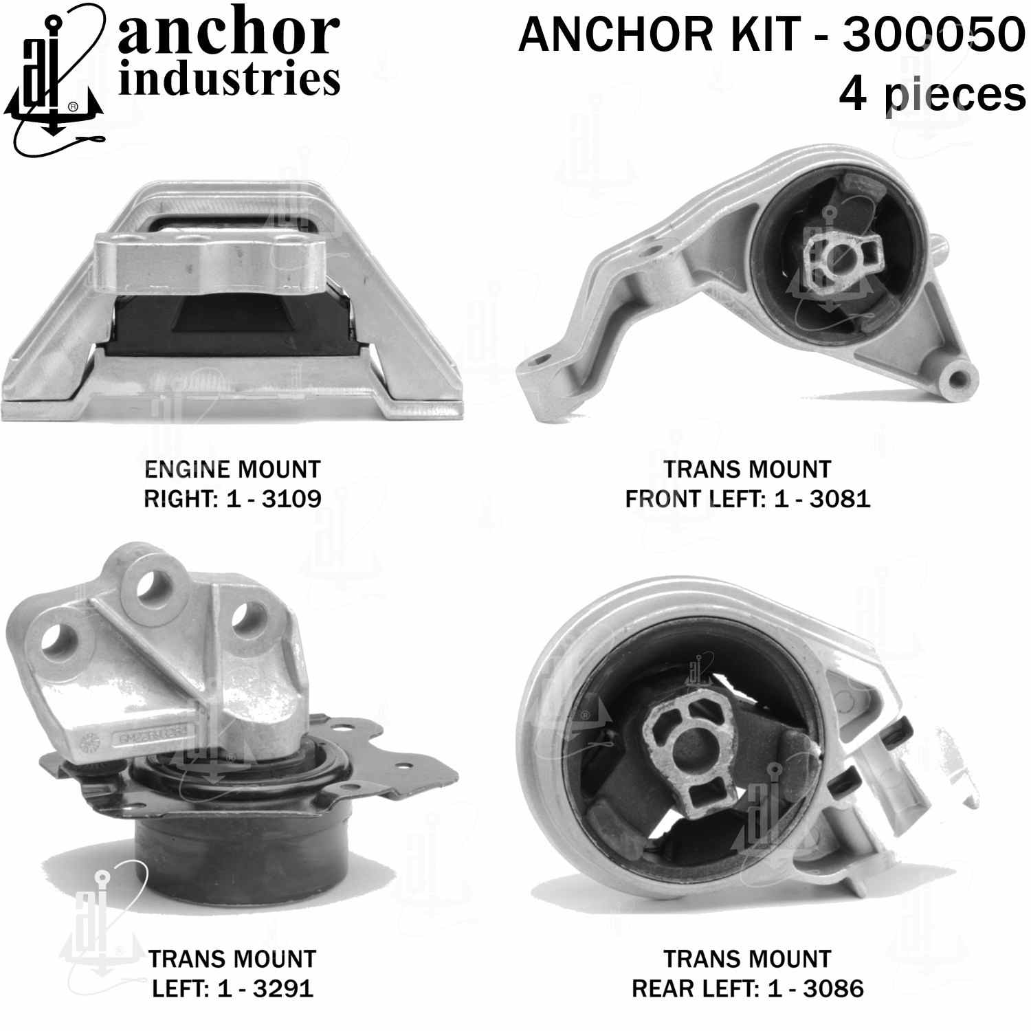 Anchor Engine Mount Kit 300050