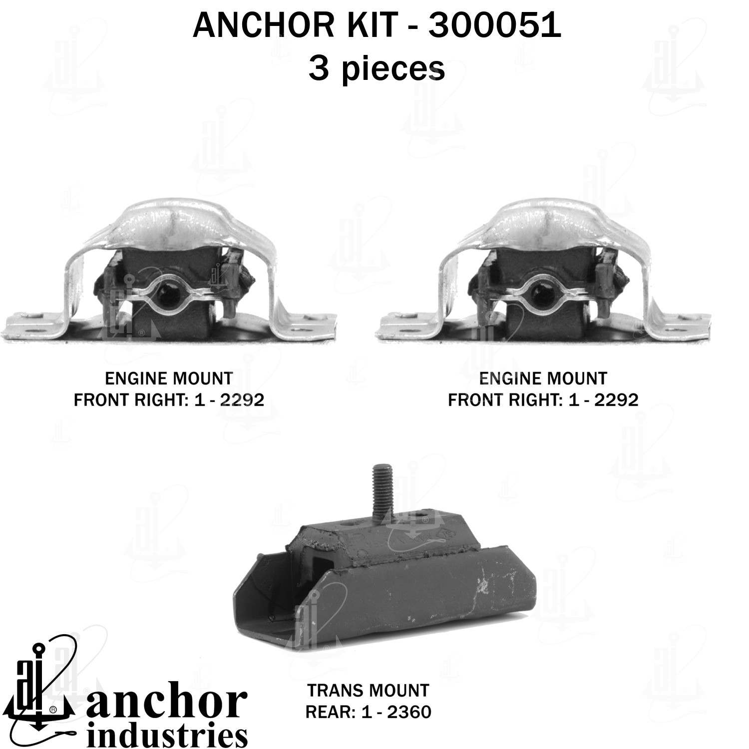 Anchor Engine Mount Kit 300051