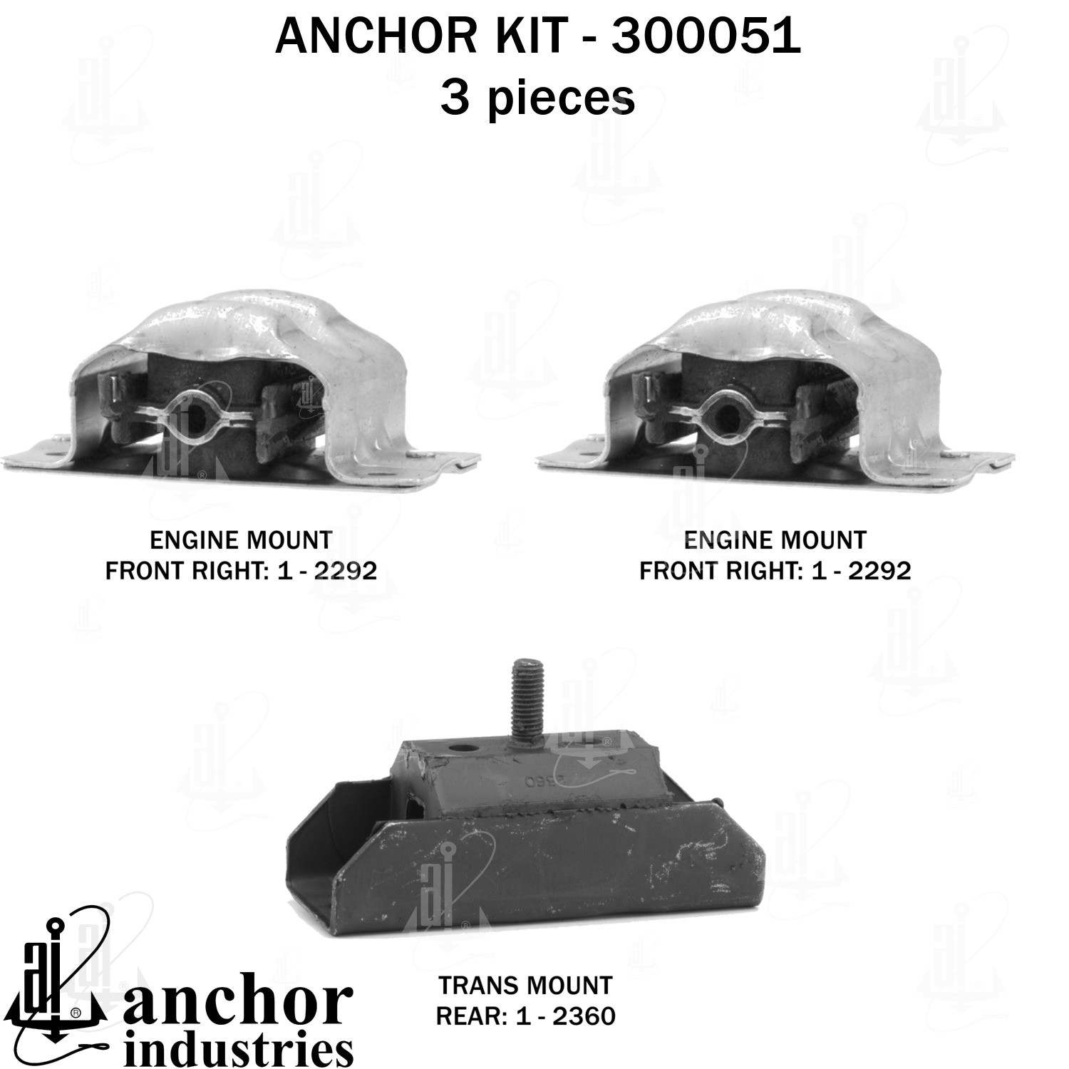 Anchor Engine Mount Kit 300051