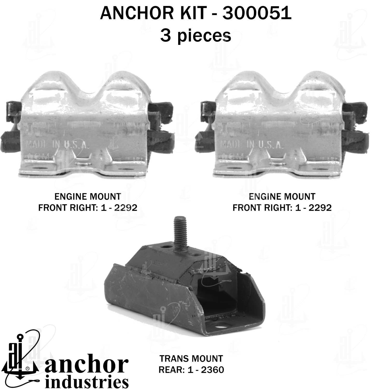 Anchor Engine Mount Kit 300051