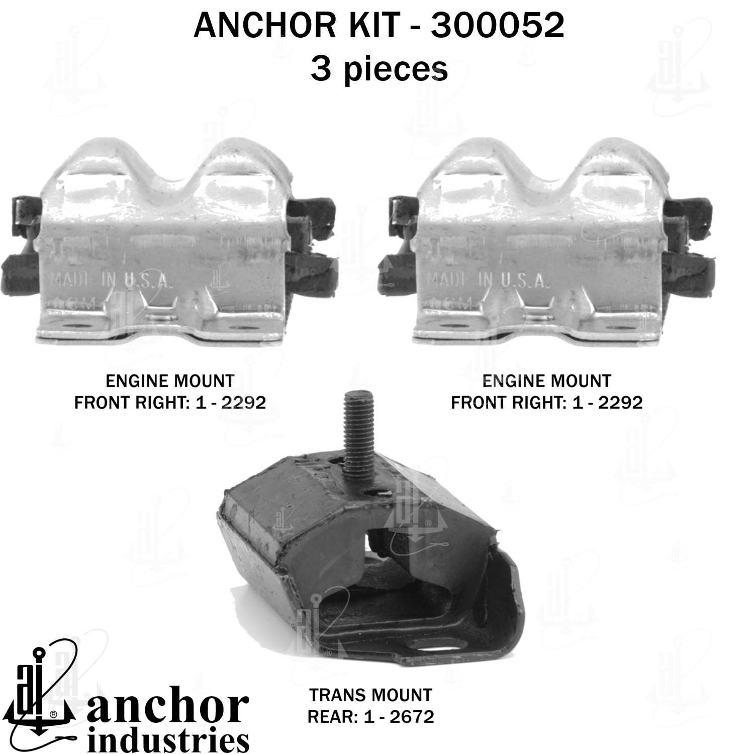 Anchor Engine Mount Kit 300052