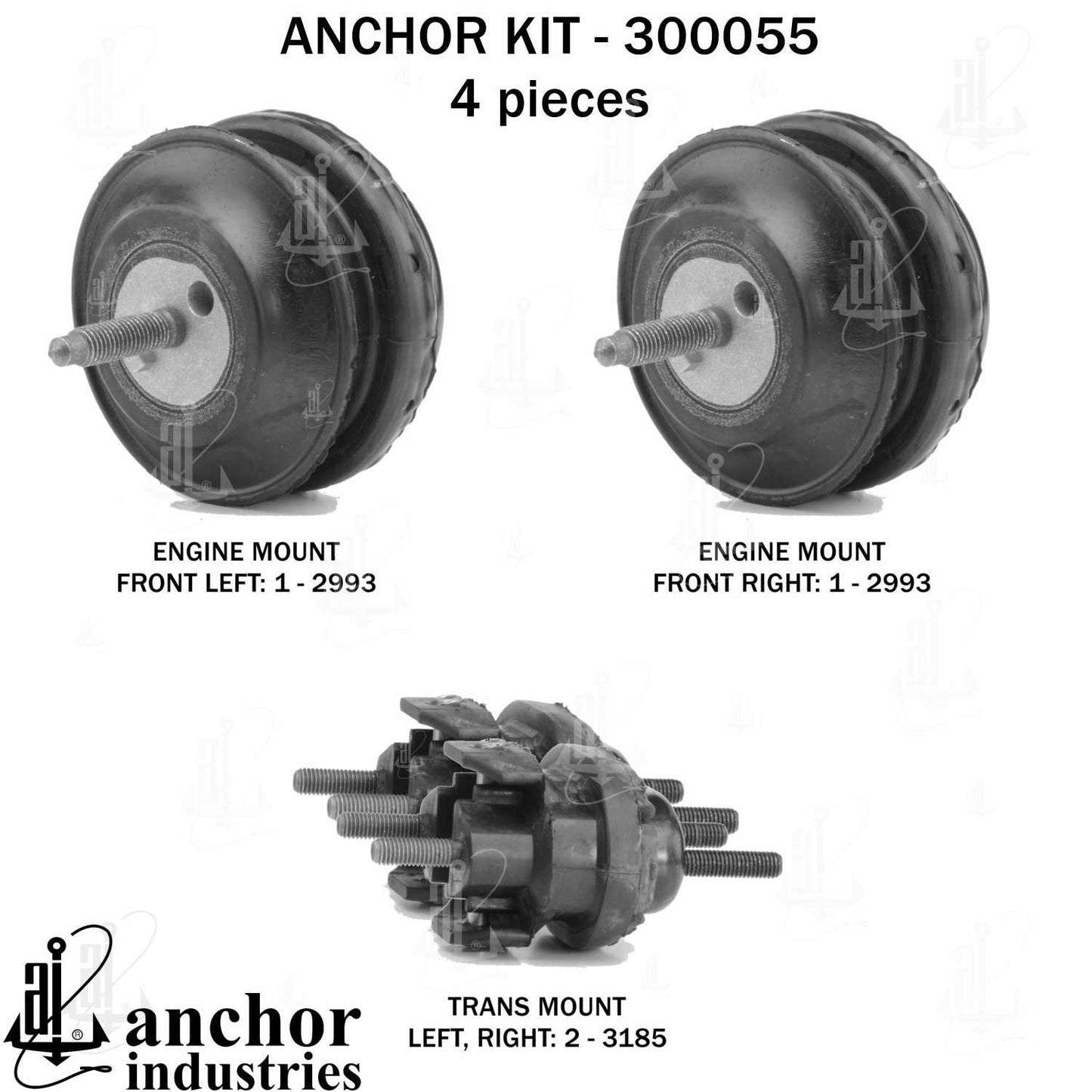 Anchor Engine Mount Kit 300055