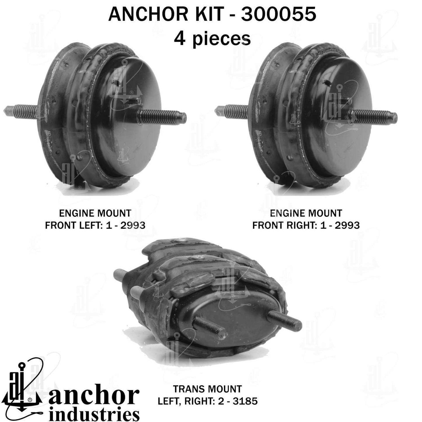 Anchor Engine Mount Kit 300055