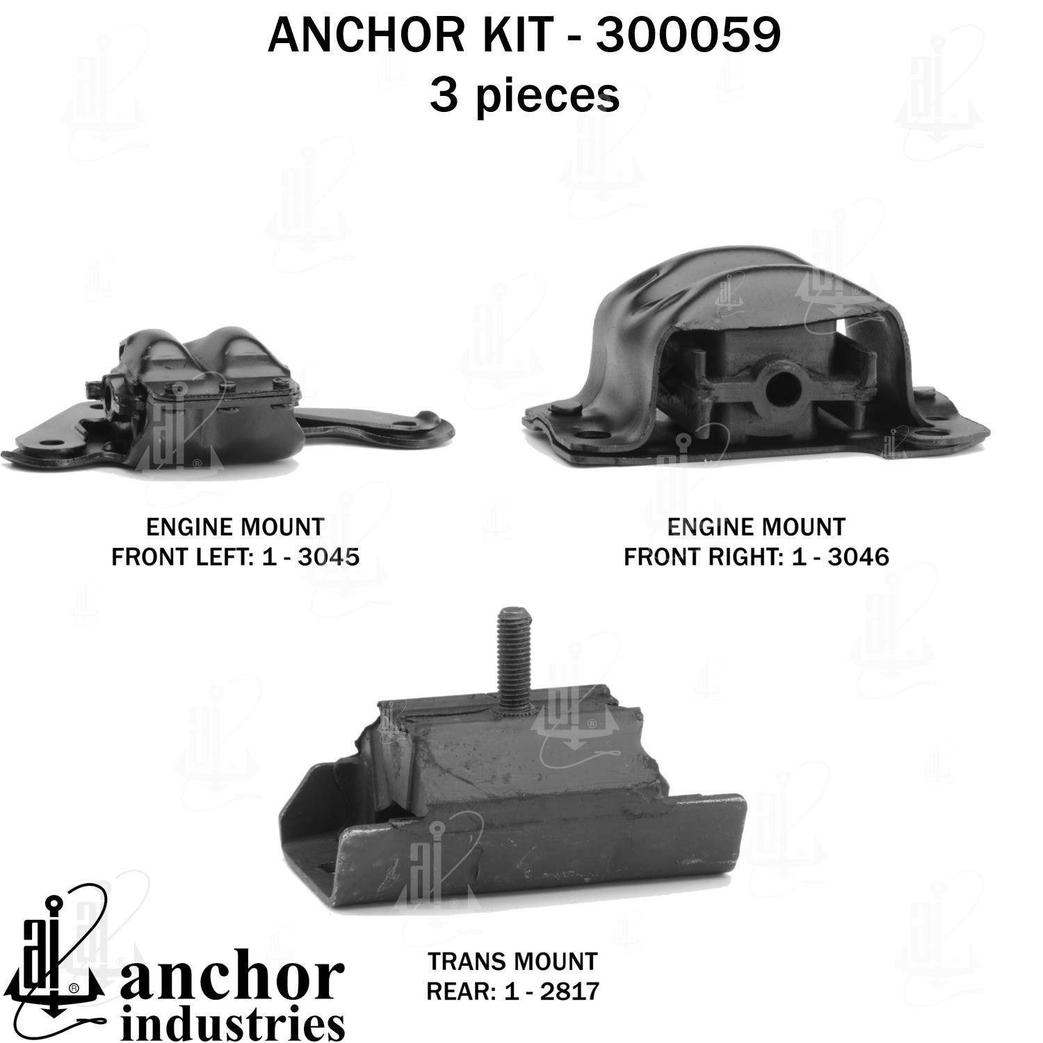 Anchor Engine Mount Kit 300059