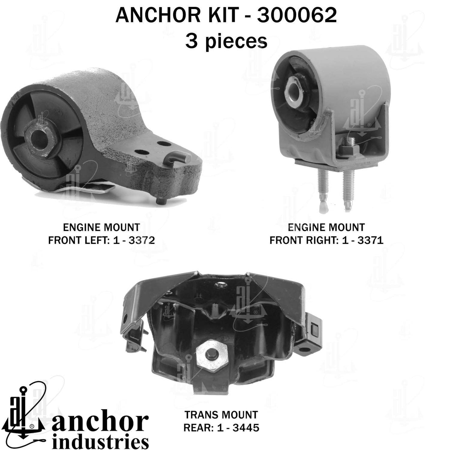 Anchor Engine Mount Kit 300062