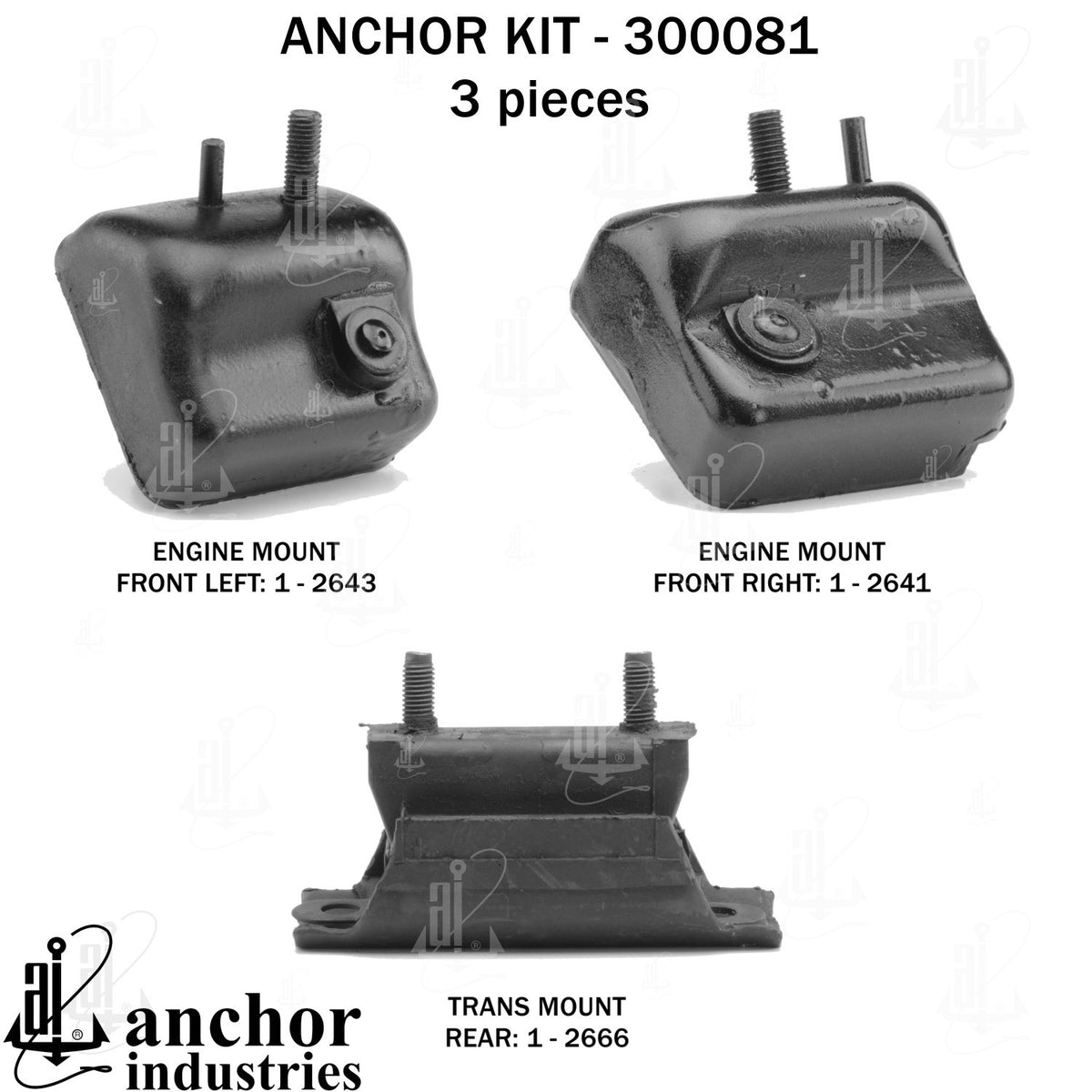Anchor Engine Mount Kit 300081