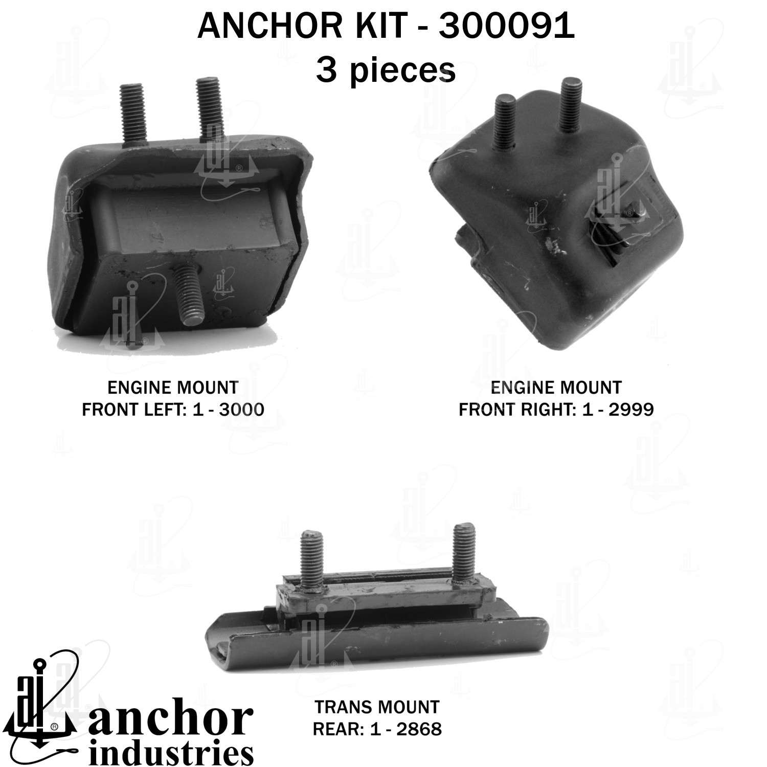 Anchor Engine Mount Kit 300091