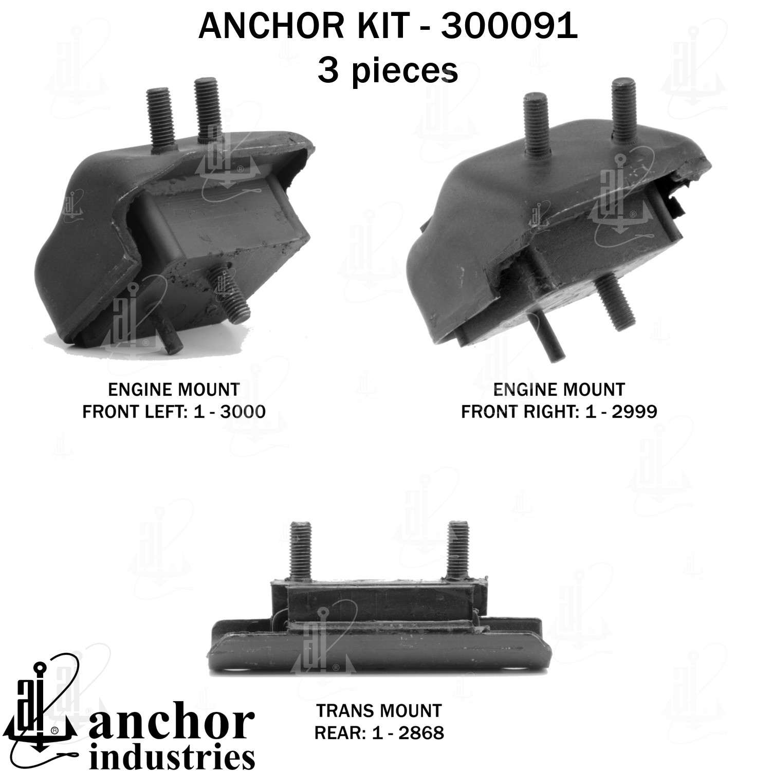 Anchor Engine Mount Kit 300091