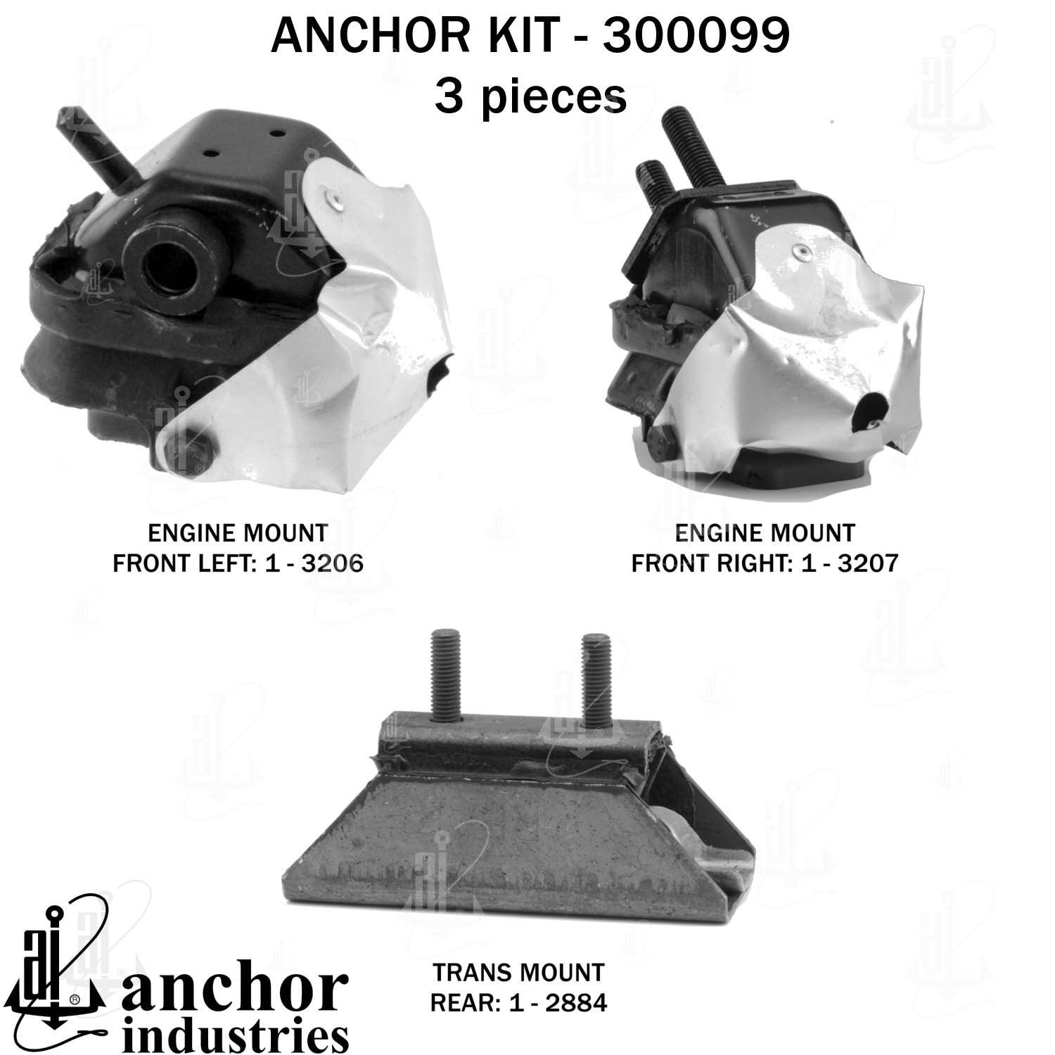 Anchor Engine Mount Kit 300099