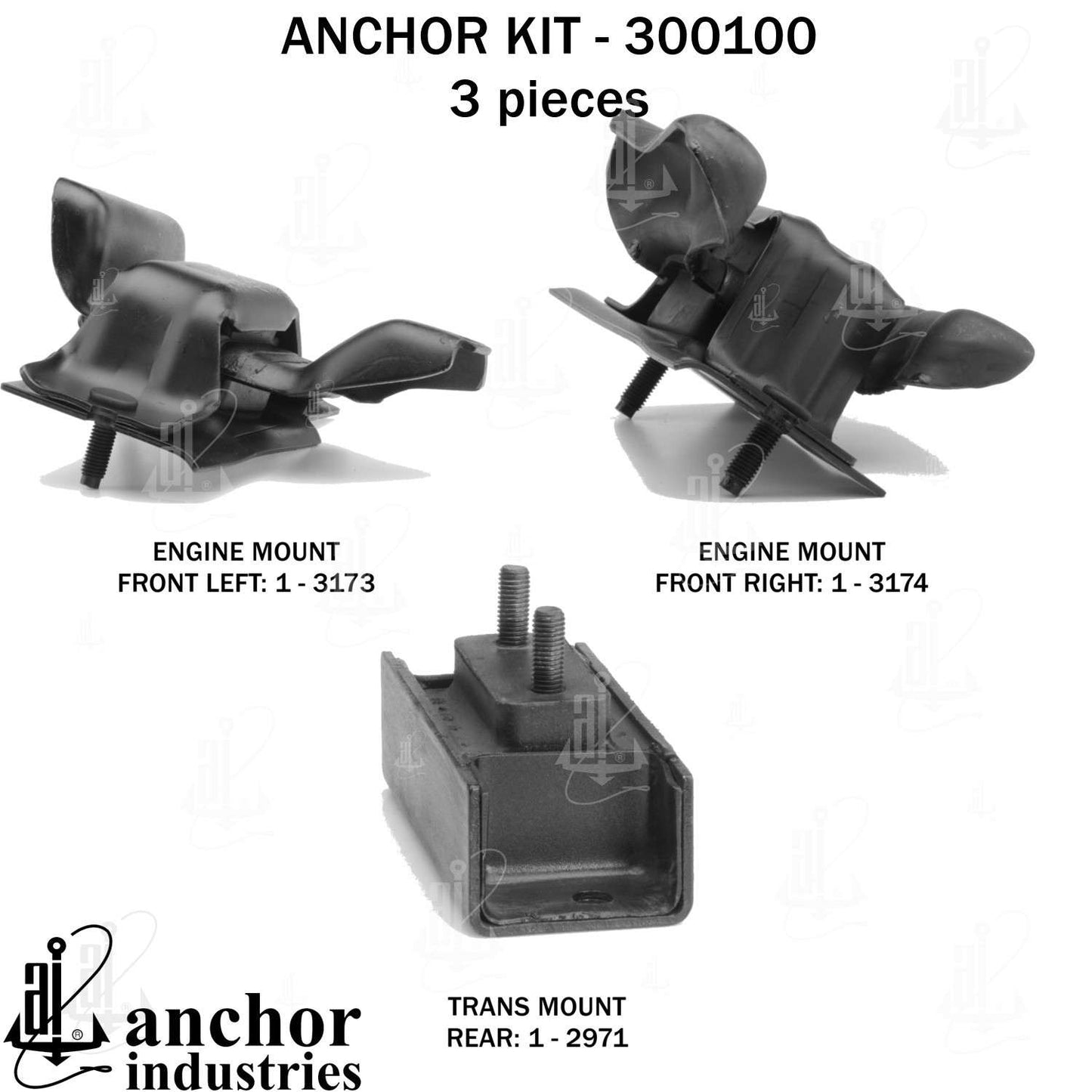 Anchor Engine Mount Kit 300100