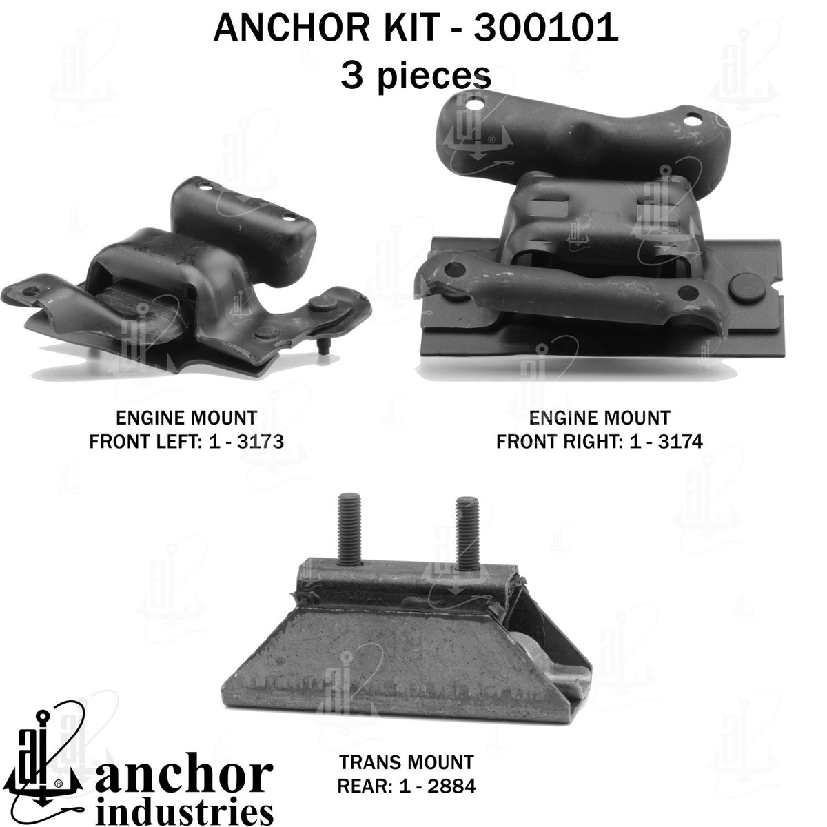 Anchor Engine Mount Kit 300101