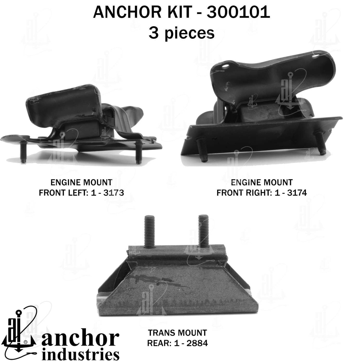 Anchor Engine Mount Kit 300101